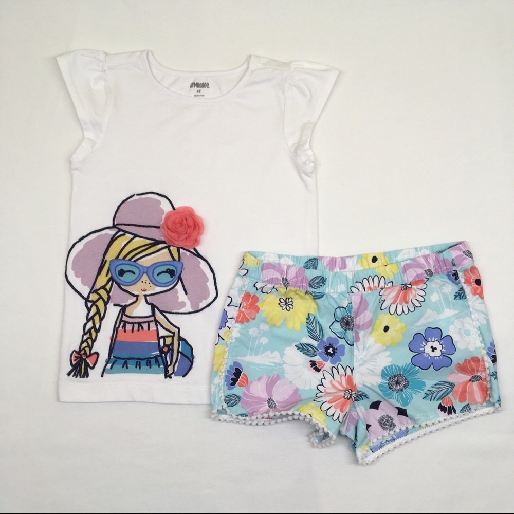 Gymboree Shorts and Tee Set